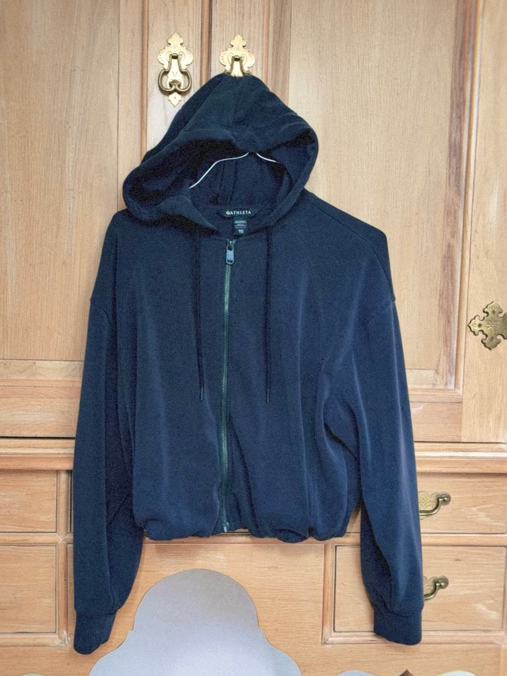 Athleta Seasoft Bubble Hem Full Zip Jacket (XXS)